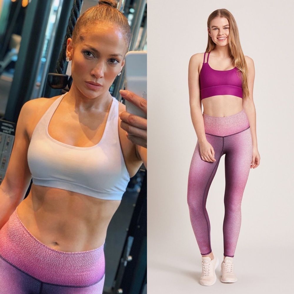 NIYAMA SOL Shagreen Peony High Waisted Leggings Size XS
